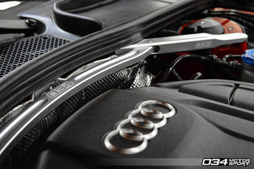 034Motorsport B9 Billet Aluminium Strut Brace Kit - Image 2
