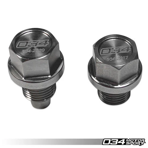 034Motorsport Rear Differential Magnetic Drain Plug Kit, 8J/8P/8V/8S/8Y Quattro Vehicles, Mk5/Mk6/Mk7/Mk8 4motion - Image 2