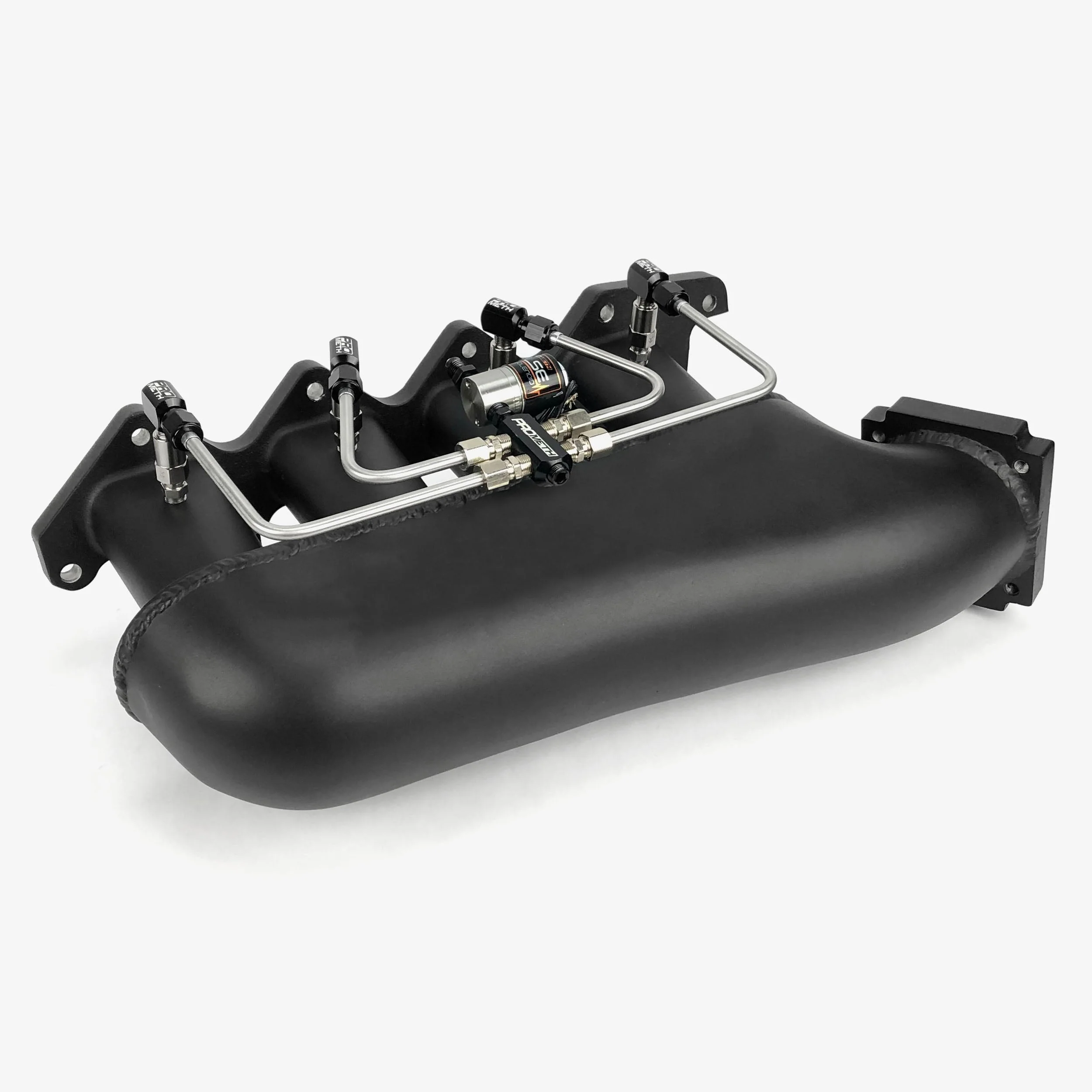4 Cylinder Direct Port With Split Distribution Block & Tall Elbow Nozzle Holders (Seamless Tubing) - Image 2
