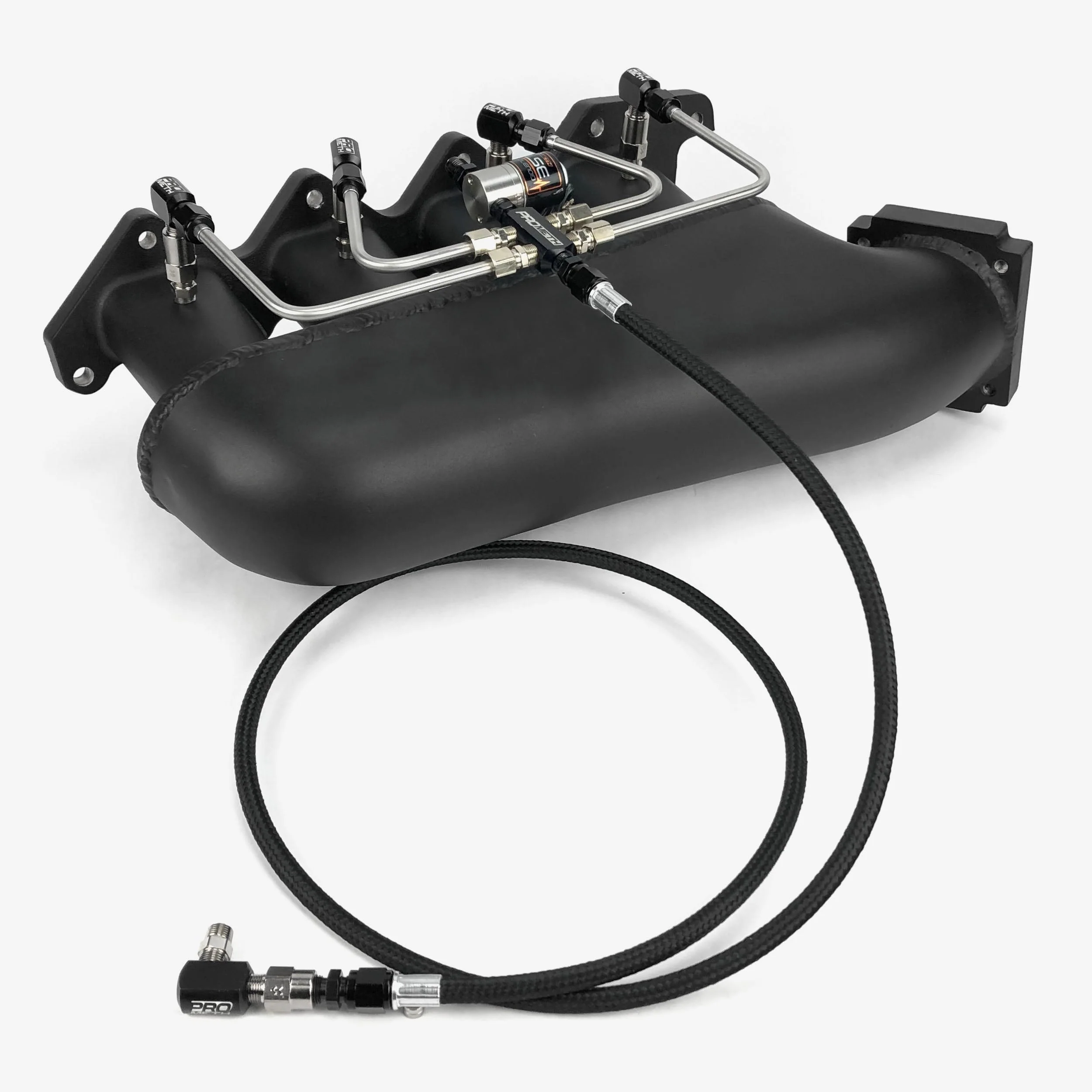 4 Cylinder Direct Port With Split Distribution Block & Tall Elbow Nozzle Holders (Seamless Tubing) - Image 5