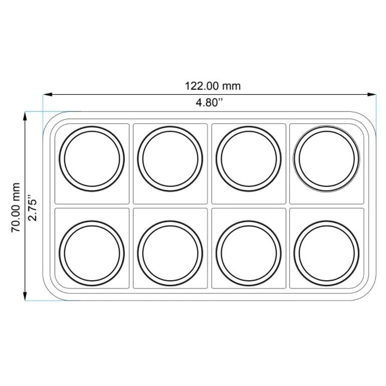 Ecumaster 8 Key Canbus Keyboard - Image 3
