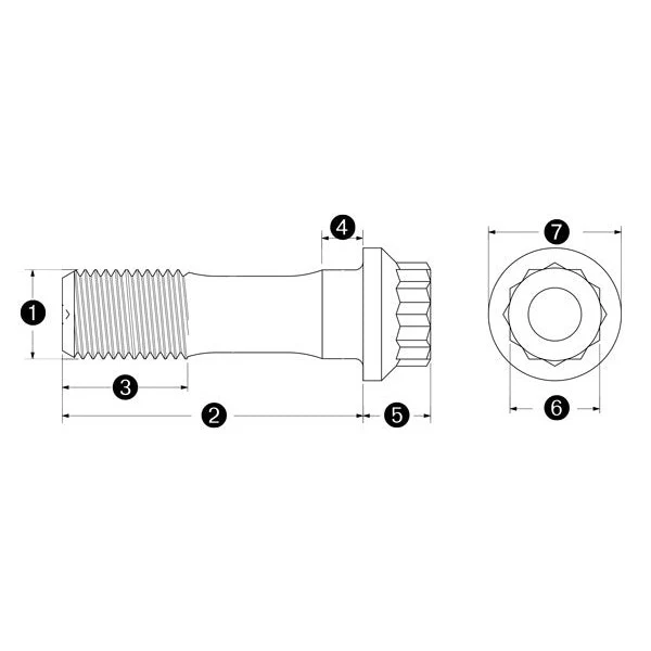 ARP Upgraded Custom Age 625+ 3/8″ 1.6UHL Connecting Rod Bolts - Image 3