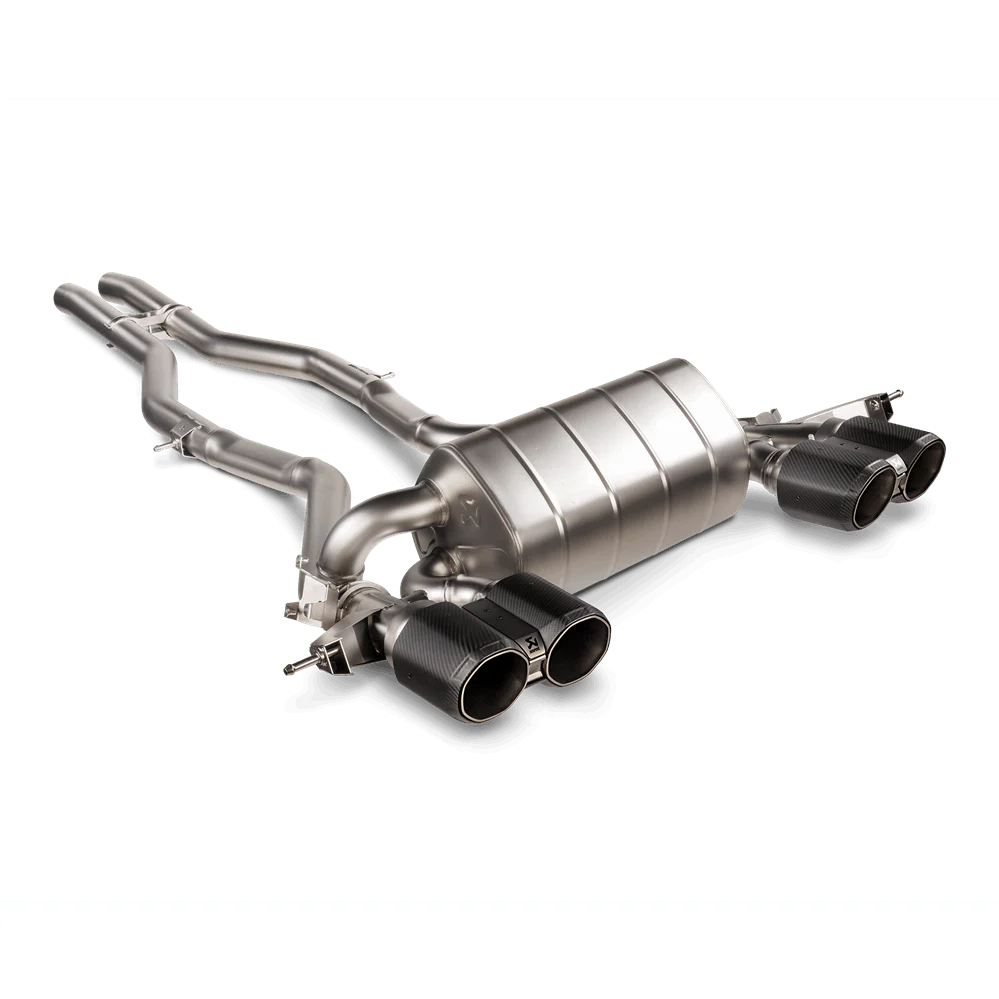 BMW M3 / M4 (G80 / G82 / G83) | Akrapovic | Slip-On-Line System - Carbon Round Tips