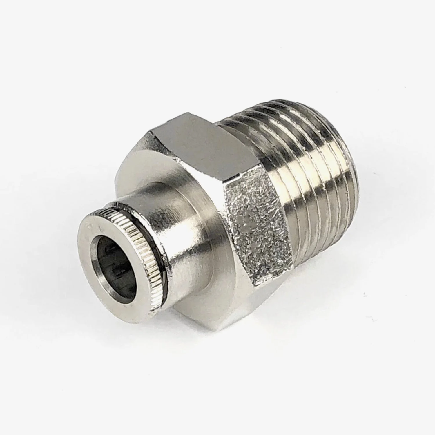 1/4" Hose to 3/8 NPT Male Straight Fitting
