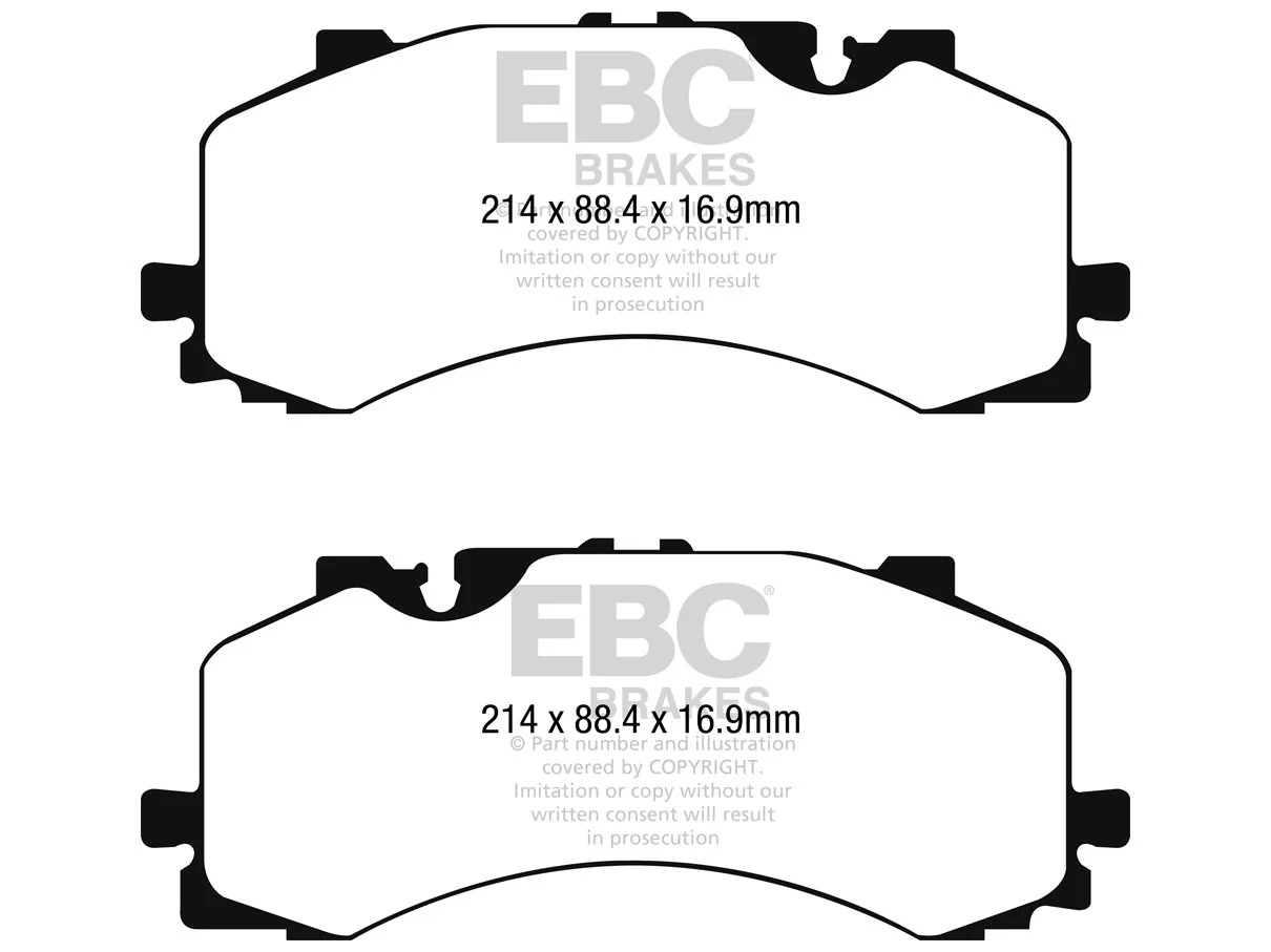 EBC Audi 4M Bluestuff NDX Trackday Front Brake Pads - Akebono Caliper (Q7, Q8 & SQ7) - Image 2