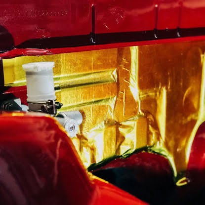 Funk Motorsport: Gold Heat Tape Reflective Adhesive sheets for insulation - Image 5