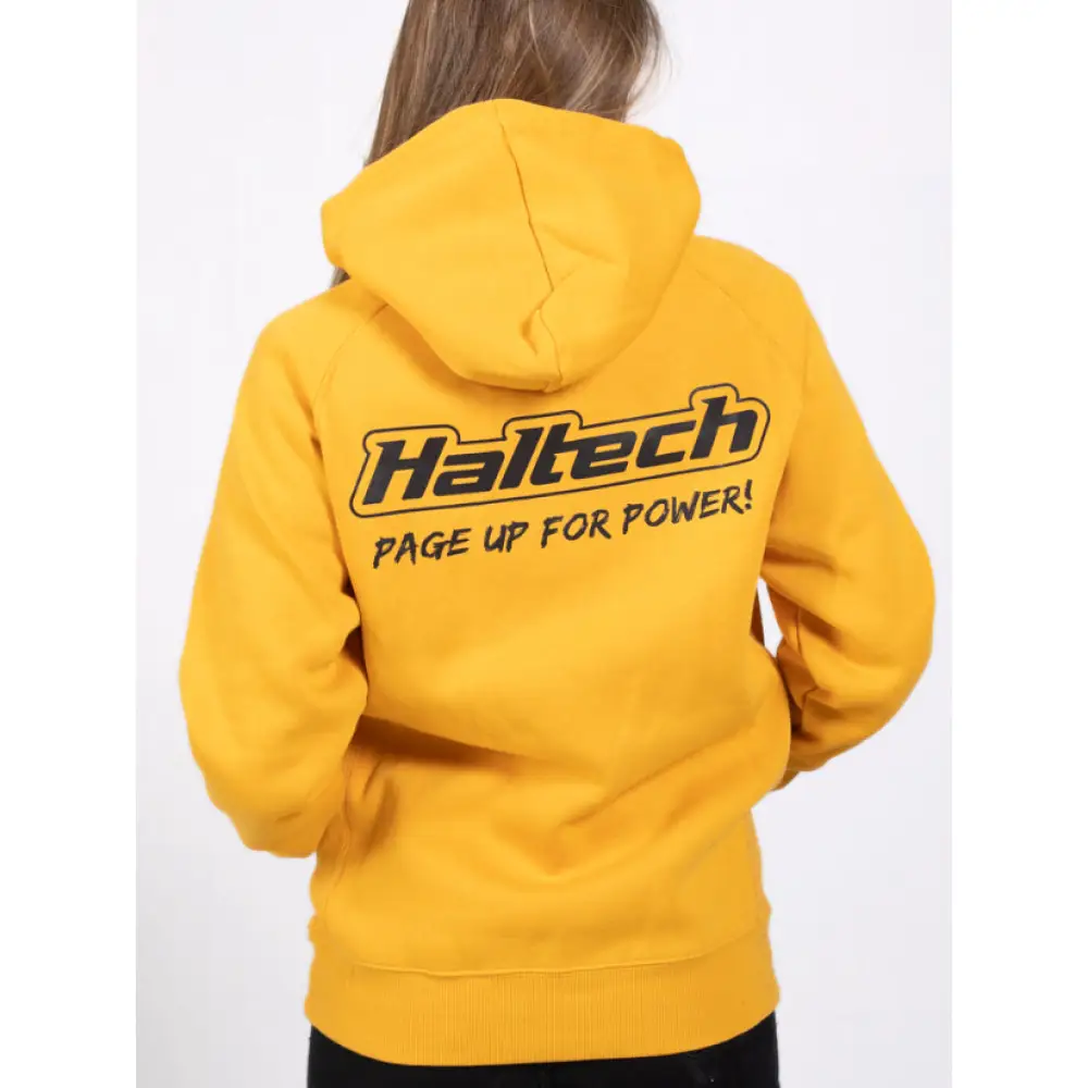 Haltech "Classic" Hoodie Yellow - Image 39