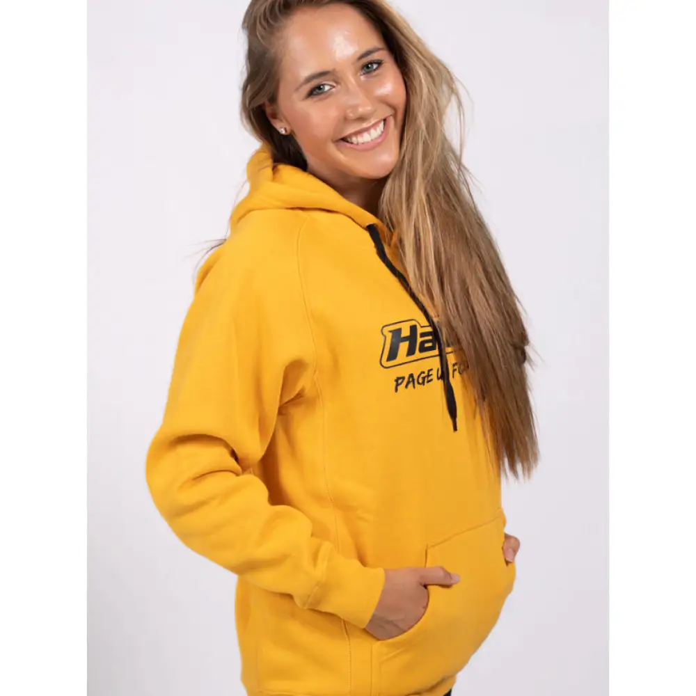 Haltech "Classic" Hoodie Yellow - Image 58