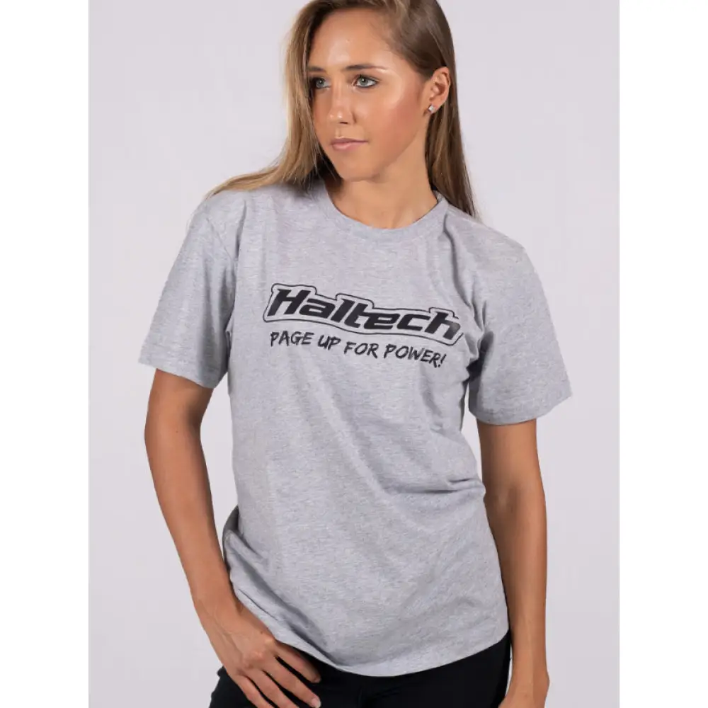 Haltech Classic T-Shirt Grey - Image 14