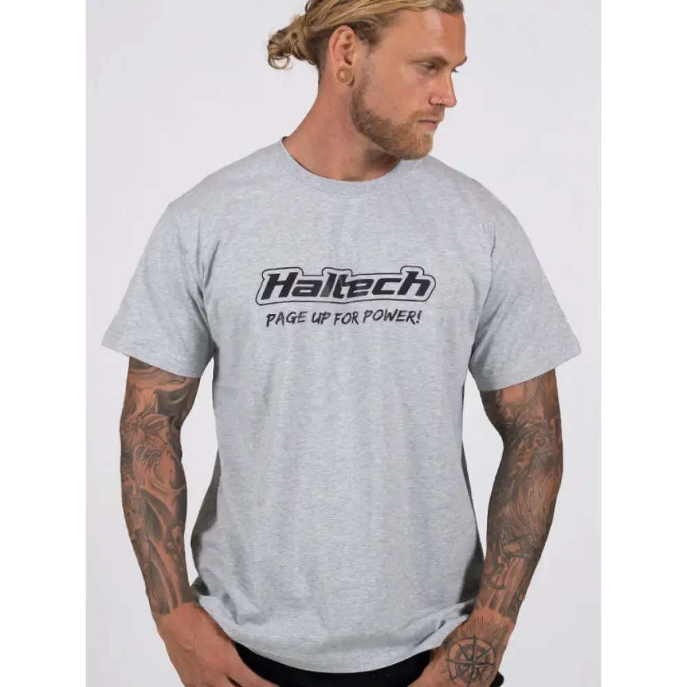 Haltech Classic T-Shirt Grey - Image 16