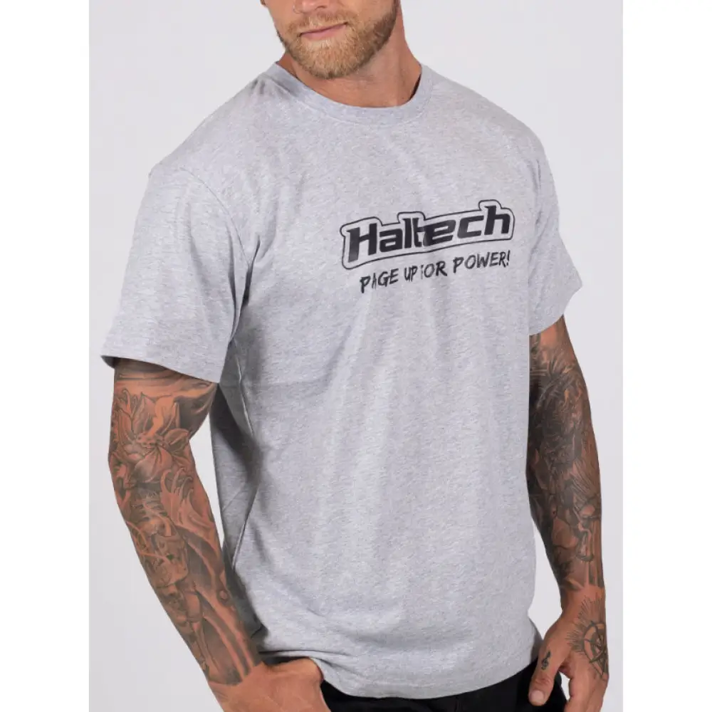 Haltech Classic T-Shirt Grey - Image 27