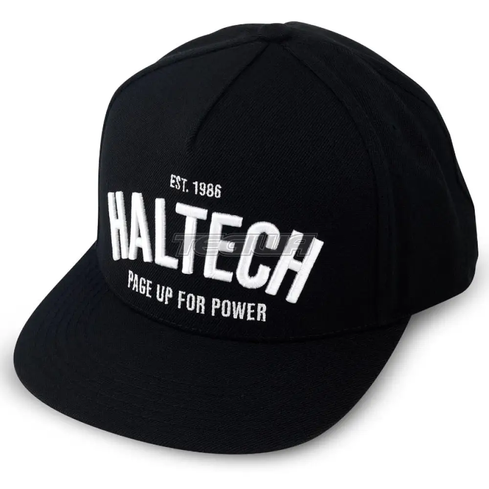 Haltech Snapback Black with White Text - Image 5
