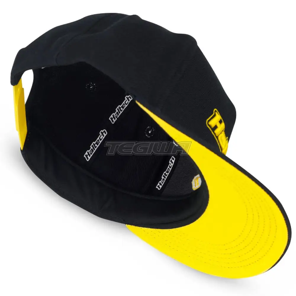 Haltech Snapback Cap Black with Yellow Logo - Image 6