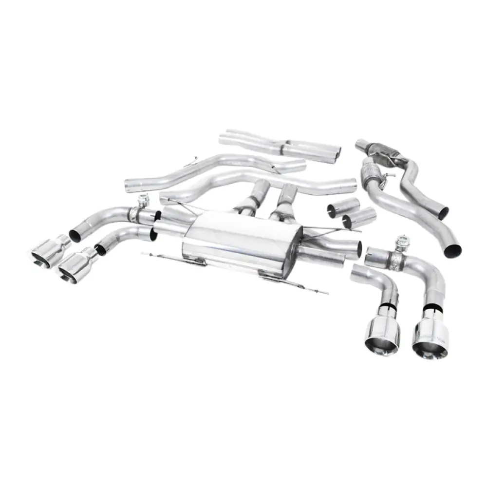 Milltek Alfa Romeo Giulia Quadrifoglio 2.9 V6 Bi-Turbo (Non OPF/GPF Models) 2017-2023 Cat-back Exhaust - Image 4