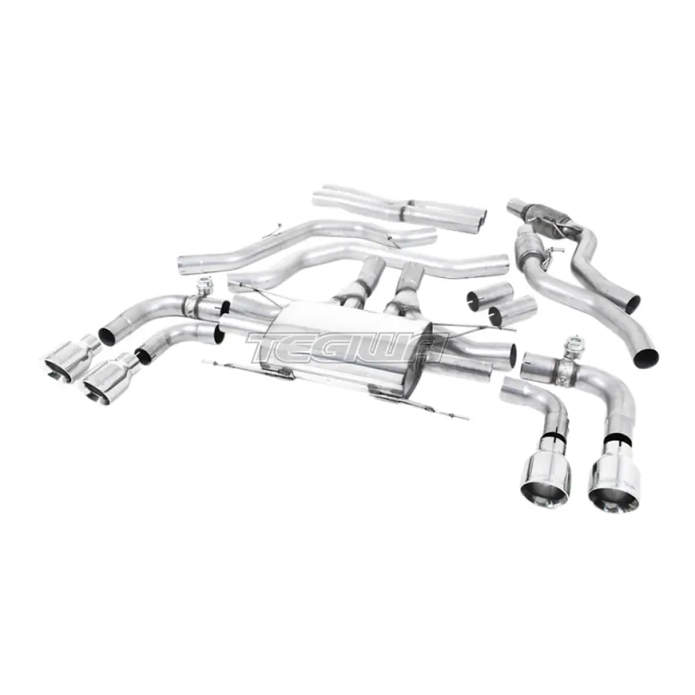 Milltek Alfa Romeo Giulia Quadrifoglio 2.9 V6 Bi-Turbo (Non OPF/GPF Models) 2017-2023 Cat-back Exhaust - Image 5