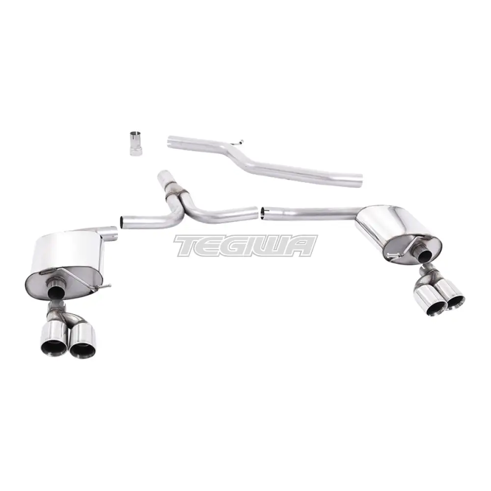 Milltek Audi A4 2.0 TDi B8 140PS / 177PS 2WD Saloon and Avant (S line models only) 2009-2011 Cat-back Exhaust - Image 3