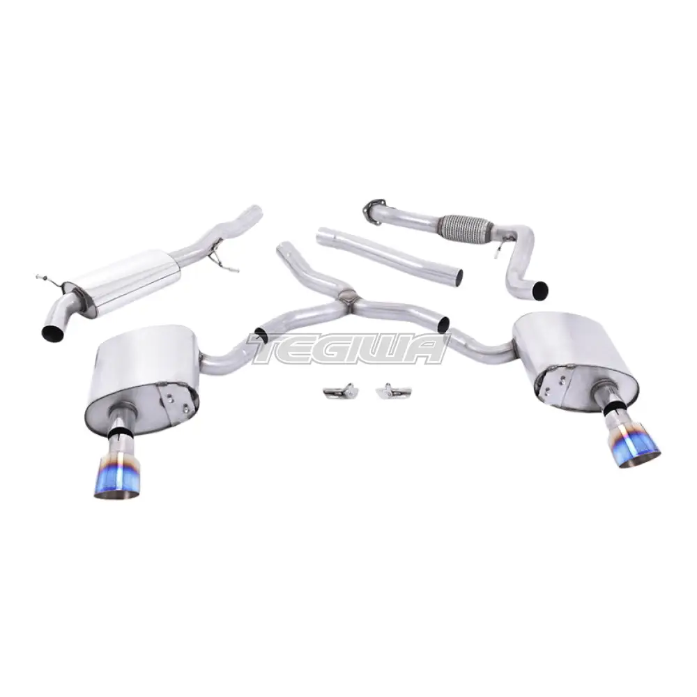 Milltek Audi A4 2.0 TFSI B9 Quattro Saloon & Avant (Non OPF/GPF Models & Without Brace Bars) 2016-2024 Cat Back Exhaust - Image 8