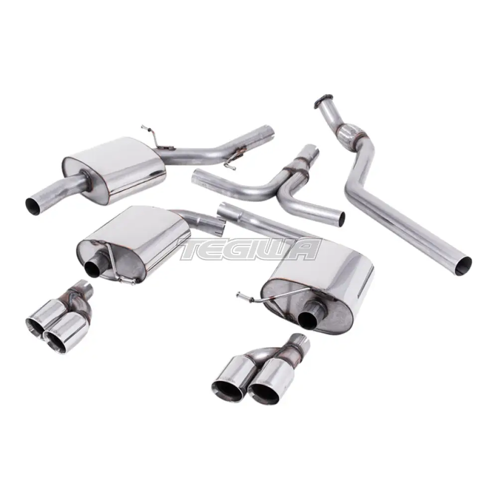 Milltek Audi A5 Coupe S line 2.0 TFSI 2WD and quattro (Tiptronic only) 2008-2012 Cat-back Exhaust - Image 3
