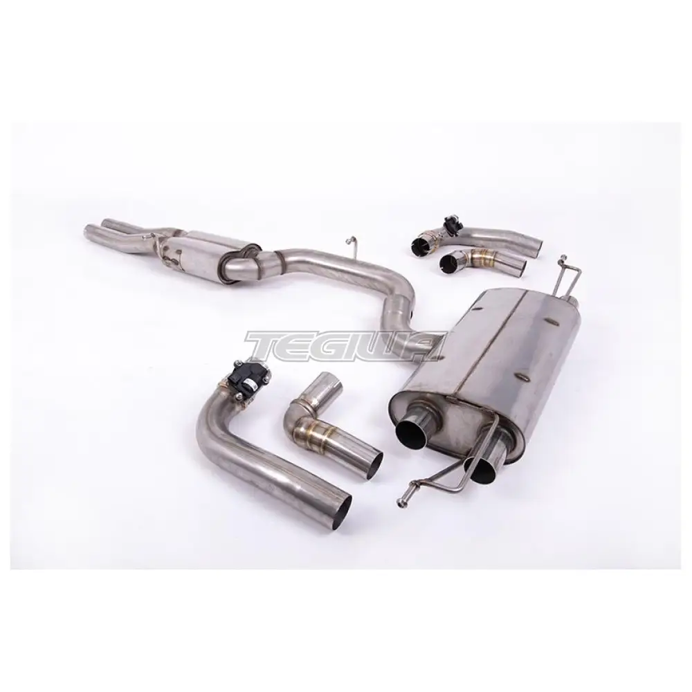 Milltek Audi RS3 Sportback 400PS (8Y MQB EVO) - OPF/GPF Models 2021-2023 Particulate Filter-back Exhaust - 80mm Resonated