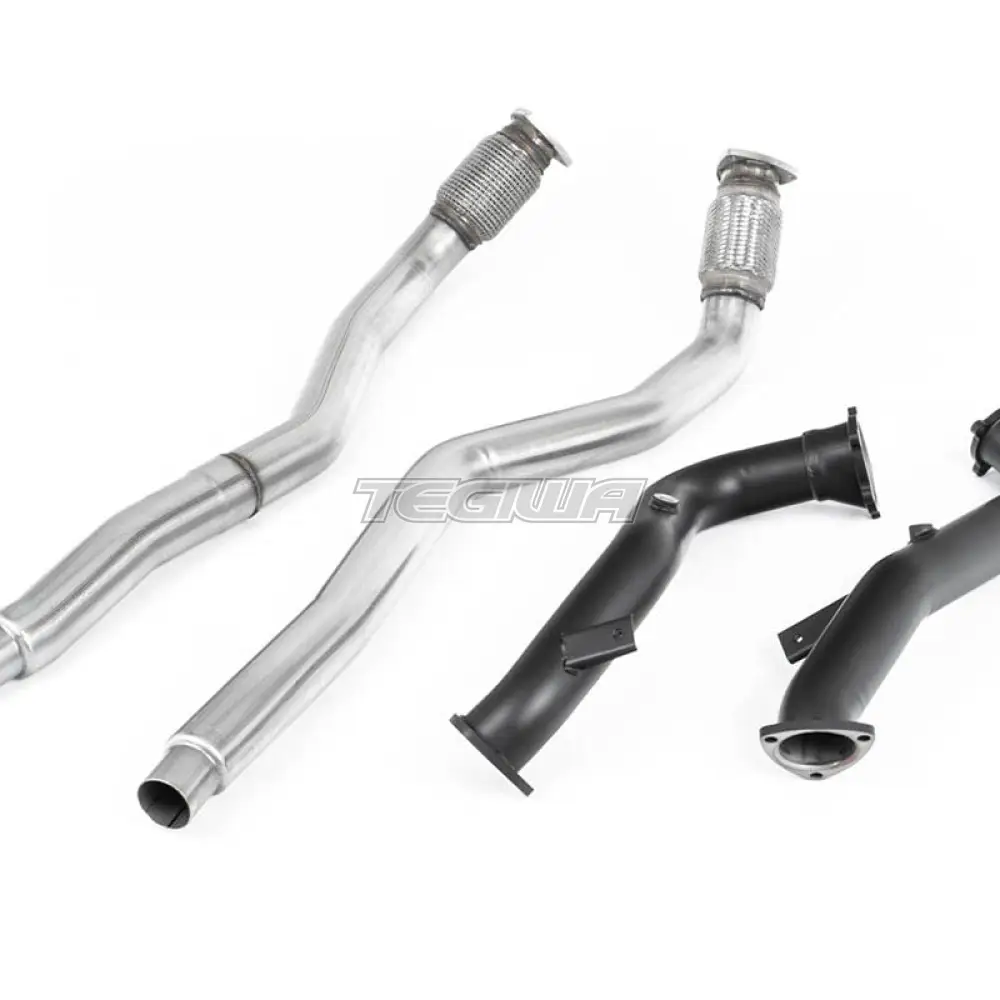 Milltek Audi RS6 C7 4.0 TFSI biturbo quattro inc Performance Edition 2013-2018 Large-bore Exhaust Downpipes and Cat Bypass Exhaust Pipes Exhaust - SSXAU634