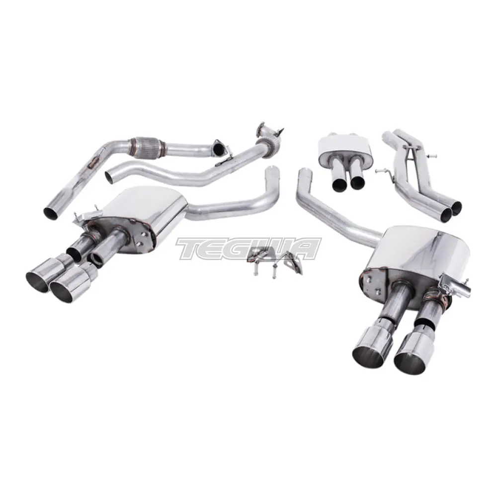 Milltek Audi S4 3.0 Turbo V6 B9 - Saloon/Sedan & Avant (Non Sport Diff Models) 2016-2023 Cat-back Exhaust - Image 13