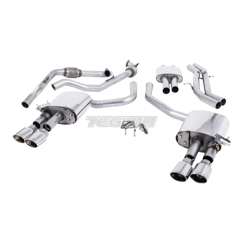 Milltek Audi S4 3.0 Turbo V6 B9 - Saloon/Sedan & Avant (Non Sport Diff Models) 2016-2023 Cat-back Exhaust - Image 5
