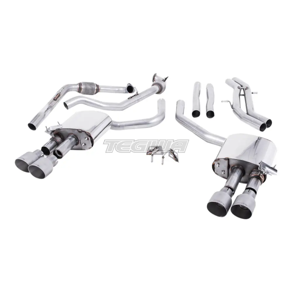 Milltek Audi S4 3.0 Turbo V6 B9 - Saloon/Sedan & Avant (Non Sport Diff Models) 2016-2023 Cat-back Exhaust - Image 7