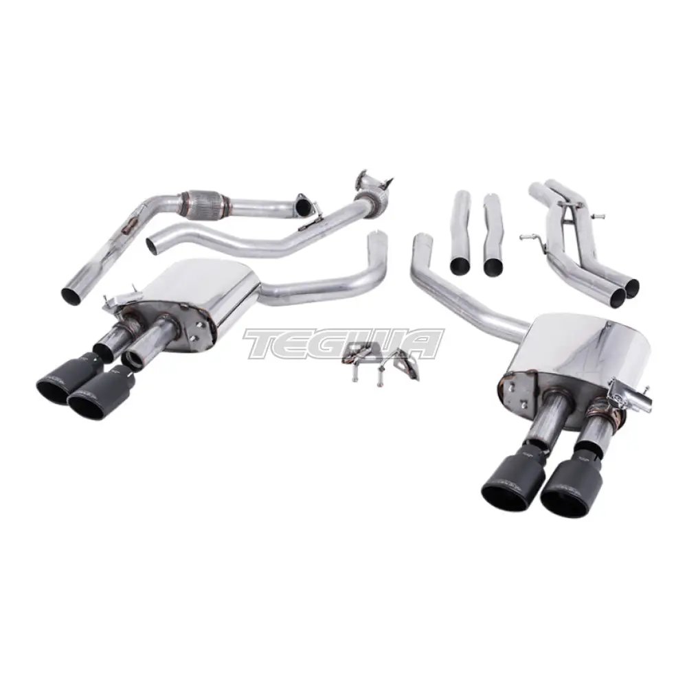 Milltek Audi S4 3.0 Turbo V6 B9 - Saloon/Sedan & Avant (Non Sport Diff Models) 2016-2023 Cat-back Exhaust - Image 9