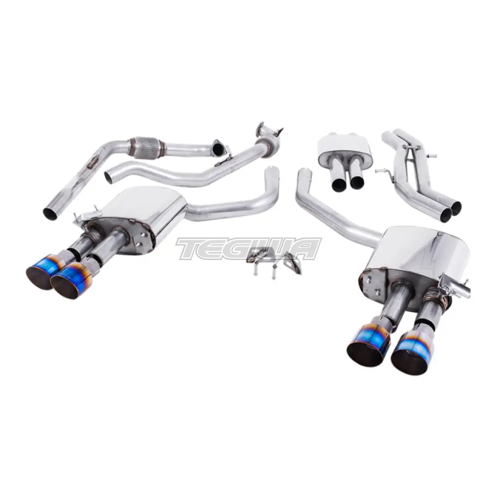 Milltek Audi S4 3.0 Turbo V6 B9 - Saloon/Sedan & Avant (Sport Diff Models Only & Without Brace Bars) 2016-2023 Cat-back Exhaust - Image 2