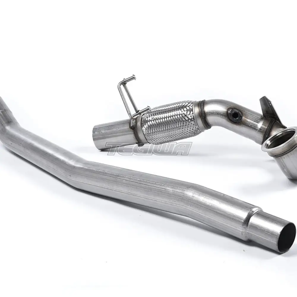 Milltek Seat Leon Cupra 300 2.0 TSI (Non-OPF/GPF Models) 2018-2019 Large-bore Downpipe and De-cat Exhaust - Fits OE System - Clearance