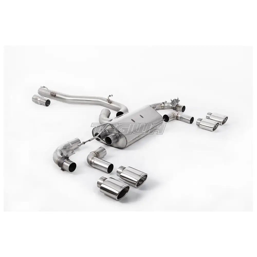 Milltek Volkswagen Golf Mk7.5 R 2.0 TSI 300PS (GPF Equipped Models Only) - 80mm Race Systems 2019-2022 Cat-back Exhaust - Image 7