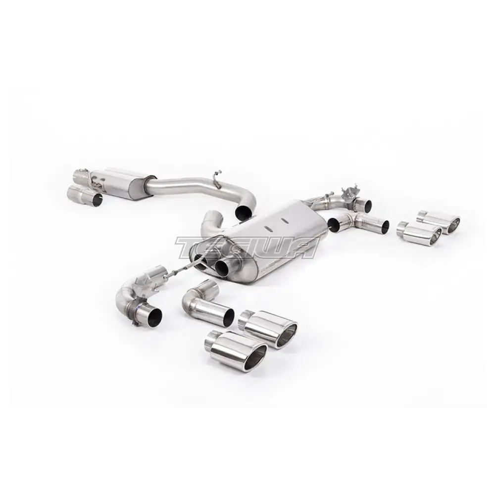 Milltek Volkswagen Golf Mk7.5 R 2.0 TSI 300PS (GPF Equipped Models Only) - 80mm Race Systems 2019-2022 Cat-back Exhaust - Image 9