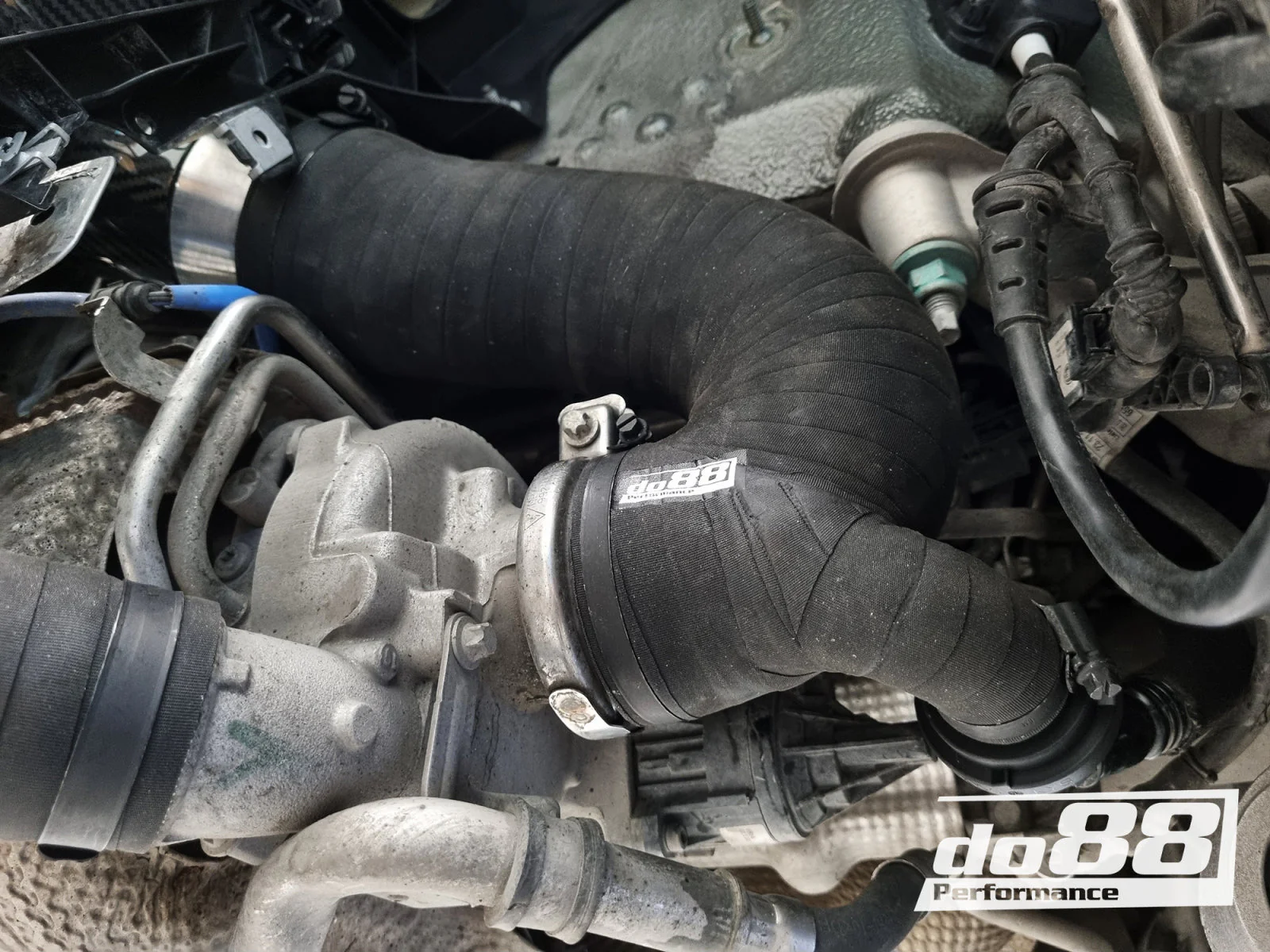 Porsche 911 Carrera (992.2) Turbo Inlet Hoses, for OE or DO88 66mm Airbox - Image 8