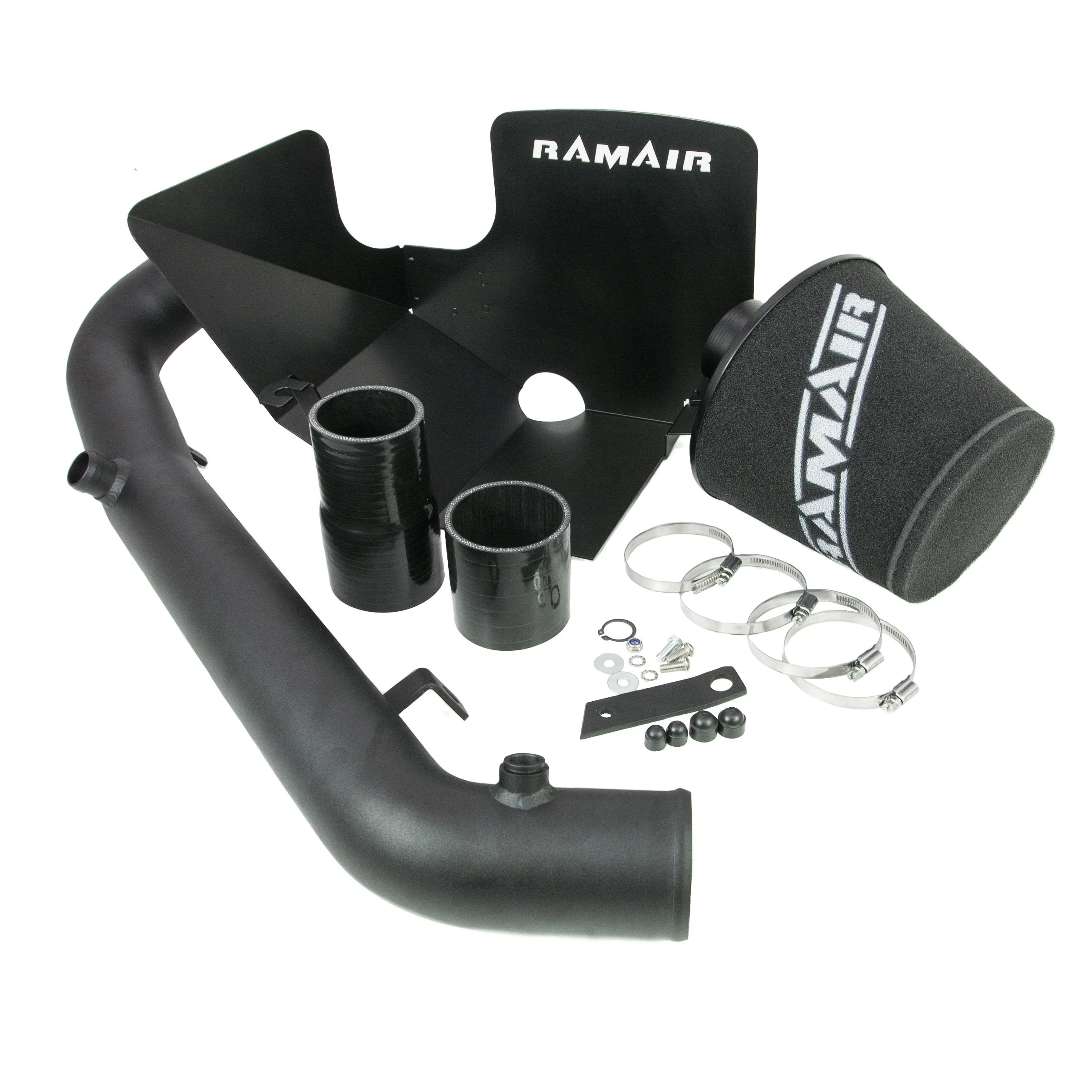 RamAir Ford Focus ST 250 mk3 2.0T 2015 onwards – Air Filter Heat Shield Crossover Hard Pipe Induction Kit - Image 3