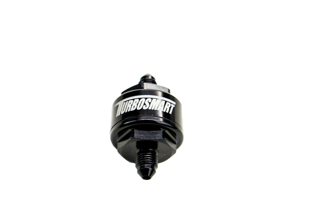 Turbosmart TS-0804-1002 Oil Feed Filter 44um -4AN - Black